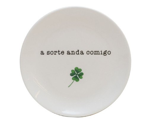 Prato em Porcelana Sorte, white | WestwingNow
