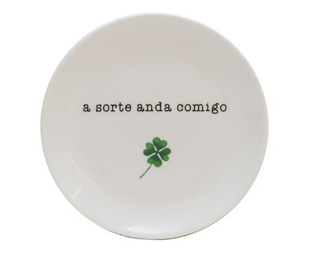 Prato em Porcelana Sorte | Westwing