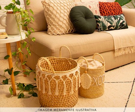 Almofada Baguete Folhagem | Westwing