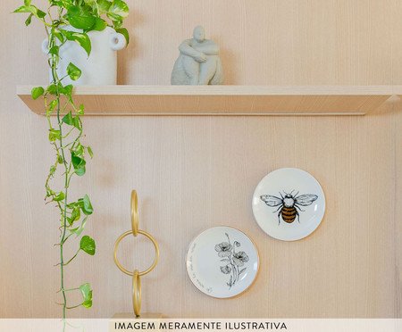 Prato Decorativo em Porcelana Bee | Westwing