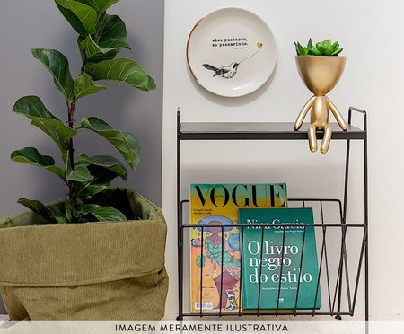 Prato Decorativo Passarinho - 21cm | Westwing