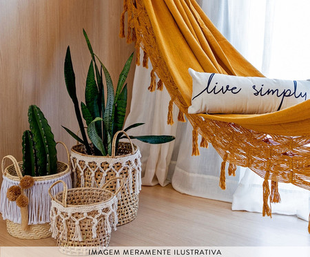 Cesto Organizador Boho Artesanal | WestwingNow