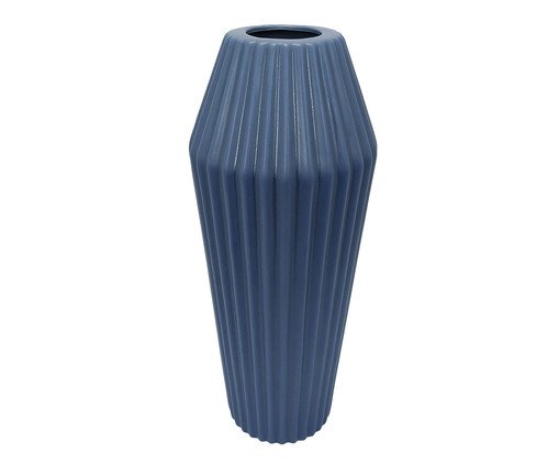 Vaso em Cerâmica Lewbert Azul, Azul | WestwingNow