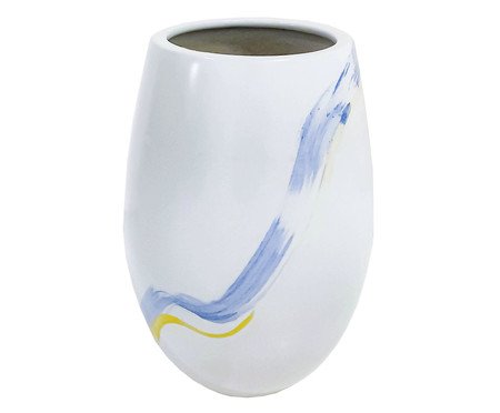 Vaso em Cerâmica Drummond Branca | Westwing