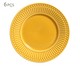Jogo de Pratos para Sobremesa em Cerâmica Roma - Mostarda, Amarelo | WestwingNow