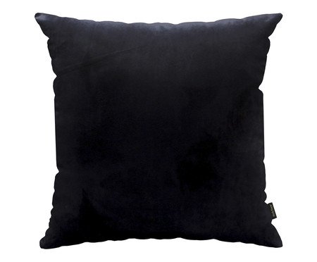 Capa de Almofada Concept Aveludada Preta Lisa | Westwing