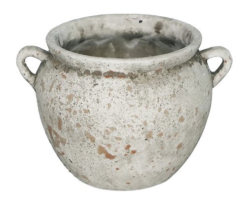 Vaso em Cerâmica Rústico IV Branco, white | WestwingNow