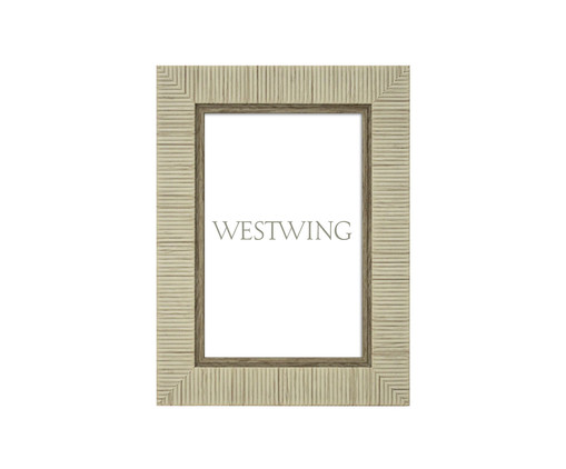 Porta Retrato em Resina Hirsch I Bege, beige | WestwingNow