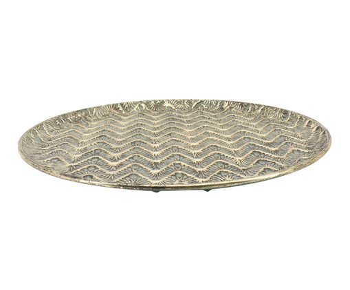 Bandeja em Metal Darla I Dourado, gold | WestwingNow