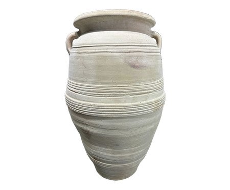 Vaso Marroquino em Cerâmica IV Areia | Westwing