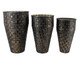 Jogo de Vasos em Metal Crampelter Bronze, Bronze | WestwingNow