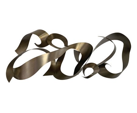 Adorno para Parede em Aço Abstrata | Westwing