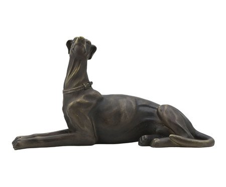 Adorno Cachorro em Resina Bronze | Westwing