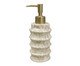 Porta Sabonete Líquido em Resina Mesclado Shell Dourado, beige | WestwingNow