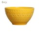 Jogo de Bowls Greek Mostarda - 06 Pessoas, Amarelo | WestwingNow