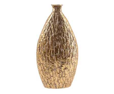 Vaso em Metal Chutzpar II Dourado | Westwing