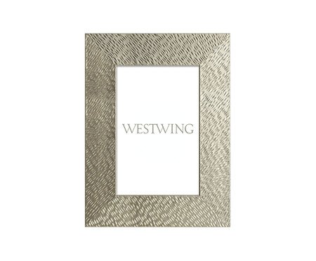 Porta Retrato em Resina Ascot I Prateado | Westwing