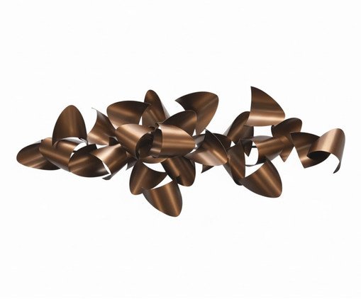 Adorno para Parede em Aço Abstrata I Bronze, gold | WestwingNow