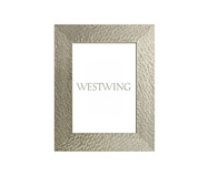 Porta Retrato em Resina Ascot II Prateado | WestwingNow