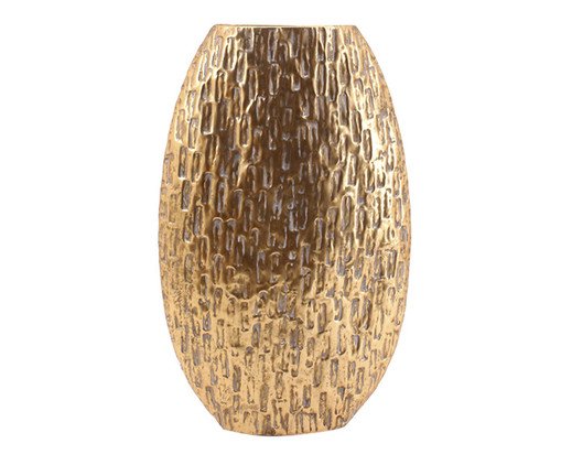 Vaso em Metal Cheekums I Dourado, gold | WestwingNow