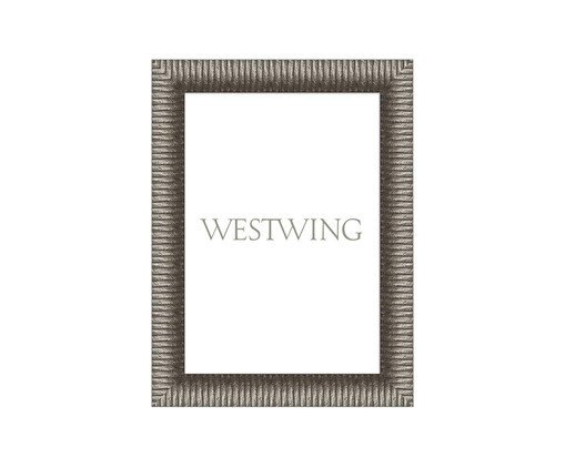 Porta Retrato em Resina Clerk II Bronze, Laranja | WestwingNow