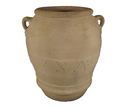 Vaso Marroquino em Cerâmica II Natural | Westwing