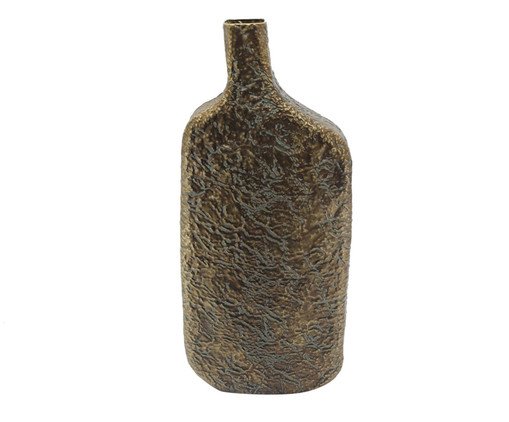 Vaso em Metal Caryn Dourado Envelhecido, gold | WestwingNow