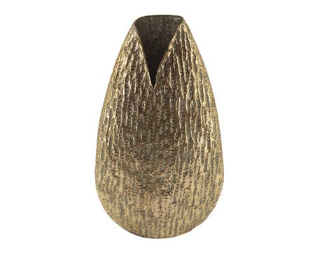 Vaso em Metal Pines II Dourado | Westwing