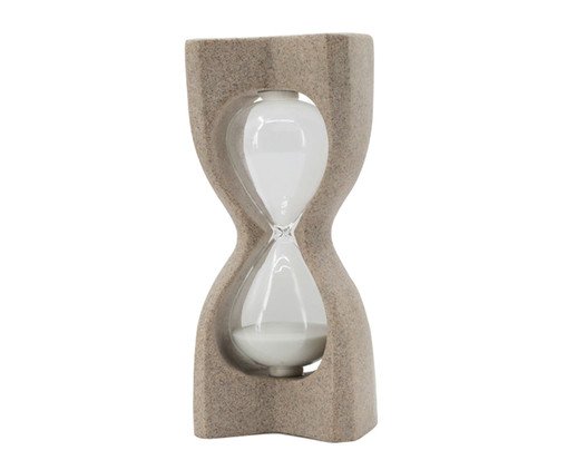 Ampulheta em Resina Eyes Areia, white | WestwingNow