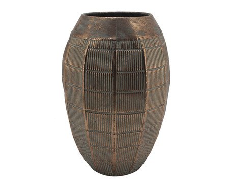 Vaso em Metal Clay II Bronze | Westwing