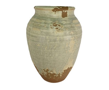 Vaso em Cerâmica Gorney I Bege e Marrom | Westwing
