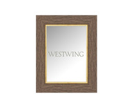 Porta Retrato em Resina Beardy II Natural e Dourado | WestwingNow