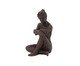 Escultura em Resina Mulher Sentada II Marrom, brown | WestwingNow