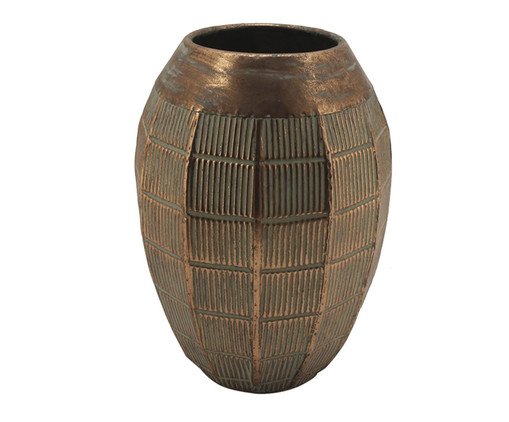 Vaso em Metal Clay I Bronze, Bronze | WestwingNow