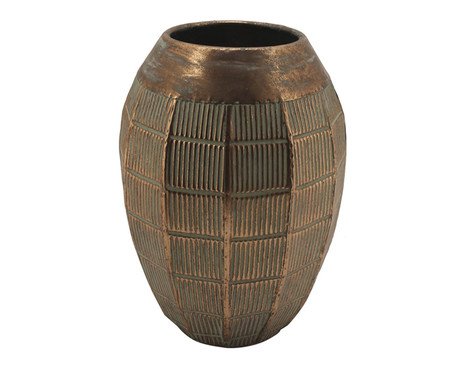 Vaso em Metal Clay I Bronze | Westwing