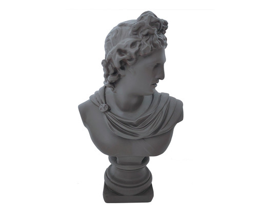 Escultura Busto em Resina Cinza, grey | WestwingNow