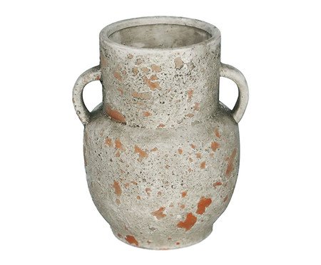 Vaso em Cerâmica Rústico V Branco | Westwing
