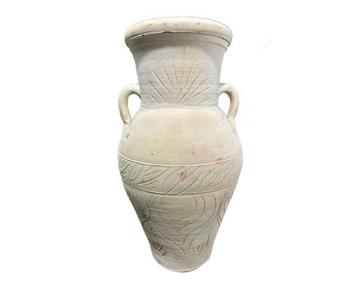 Vaso Marroquino em Cerâmica III Areia, beige | WestwingNow