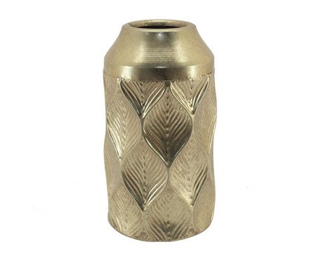 Vaso em Metal Cinnamon II Dourado | Westwing