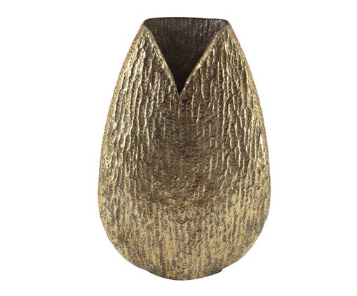 Vaso em Metal Pines I Dourado, gold | WestwingNow