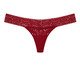 Calcinha Fio Dental Em Renda - Vermelho Zaire, Vermelho | WestwingNow