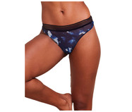 Calcinha Fio Dental em Tule Estampado Estampa Tie Dye Marinho | WestwingNow