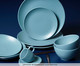 Jogo de Pratos Fundos em Cerâmica Stoneware Fiordes - Azul, Azul | WestwingNow
