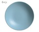 Jogo de Pratos Fundos em Cerâmica Stoneware Fiordes - Azul, Azul | WestwingNow