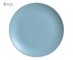 Jogo de Pratos Rasos Stoneware Stoneware Fiordes - Azul, Azul | WestwingNow