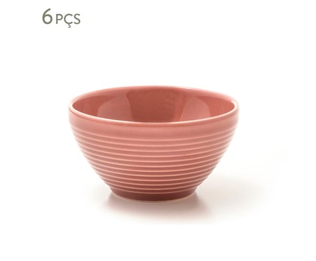 Jogo de Bowls em Cerâmica Argos - Pimenta-Rosa