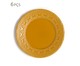 Jogo de Pratos Rasos em Cerâmica Madeleine Especiarias Curry - Amarelo, Amarelo | WestwingNow