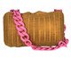 Bolsa Clutch de Vime Lina - 24X12cm, Bege | WestwingNow