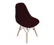 Capa para Cadeira Eames em Tricot Trançada Eiffel Charles - Vinho, Vinho | WestwingNow