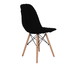 Capa para Cadeira Eames em Tricot Trançada Eiffel Charles - Preto, Preto | WestwingNow